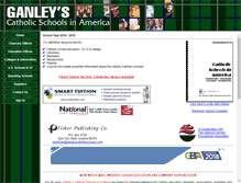 Tablet Screenshot of ganleyscatholicschools.com